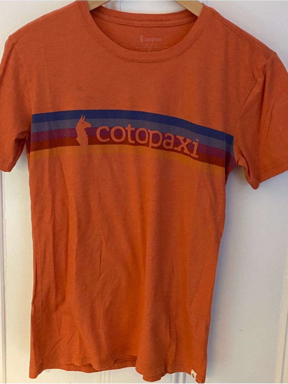 Cotopaxi T-Shirt Womens S Organic Cotton Short Sleeve Crew Neck Outdoor Colorful